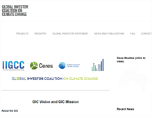 Tablet Screenshot of globalinvestorcoalition.org